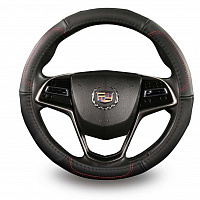 Чехол на руль Auto Assistance 09NR007 M (37-39 см) черный