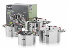 Набір каструль Krauff Luxurios 8 предметів 26-238-043