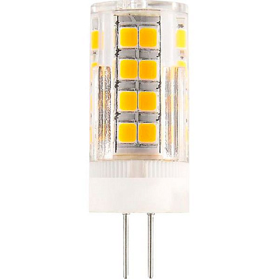 Лампа світлодіодна Gauss Black 4 Вт капсульна прозора G4 220 В 4100 К 107307204