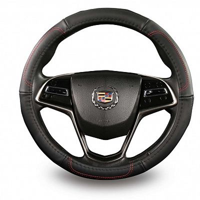 Чохол на кермо Auto Assistance 09NR007 M (37-39 см) чорний