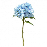 Цветок искусственный Гортензия 35 см голубая 631017