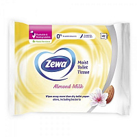Влажная Zewa Almond Milk однослойная 42 шт.