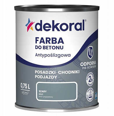 Фарба алкідна Dekoral Farba do betonu мат сірий
