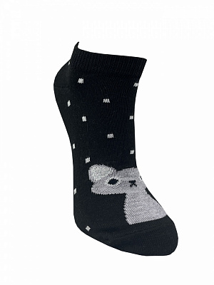 Носки женские Premier Socks Эконом котики р.23-25 черный
