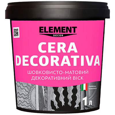 Декоративный воск моделирующая Element Decor Cera Decorativa 1 л прозрачный
