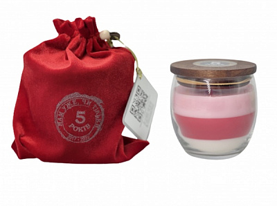 Свеча ароматическая Pako-If Юбилейная Клубника №2101 