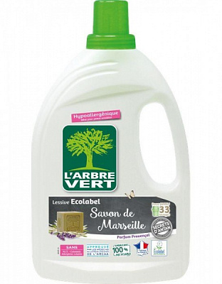 Гель для прання для машинного прання L'Arbre Vert Марсельське мило 1,5 л