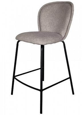 Стул Prestol Симпл 470х550х960 мм светло-серый / черный