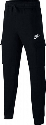 Брюки Nike B NSW CLUB CARGO PANT CQ4298-010 р. S черный