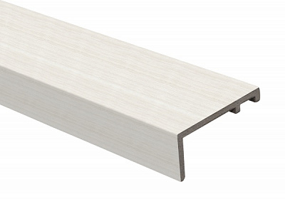 Наличник пластик (ПВХ) прямоугольная ОМиС 8х80х2200 мм дуб бианко 