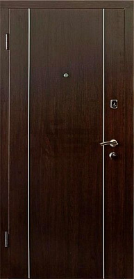 Дверь входная Новый Мир Лидер-3 ПМЛ-16 в м венге 2040x970мм левая