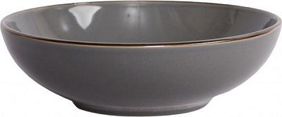 Тарелка суповая Today 19 см серая Bella Vita