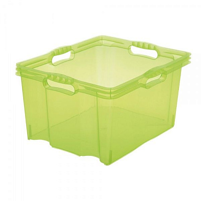 Ящик для зберігання пластиковий Keeper 0275.2 Multi-box XXL 44 л салатовий 260x520x430 мм