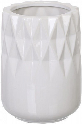 Ваза Кумбия,13,5х18см белая