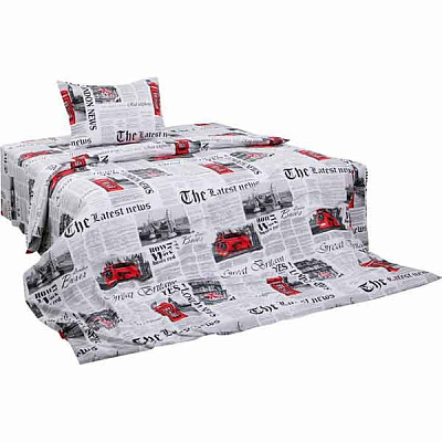 Комплект постельного белья полуторный Underprice London