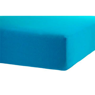 Простынь на резинке 140x200 см бирюзовый Come-for 