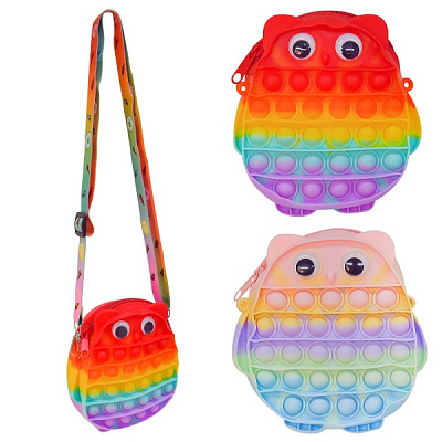 Аксесуар Сумочка силіконова Сова (асортимент) C44417