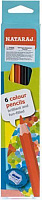 Карандаши цветные 201255001, 6 шт. Nataraj