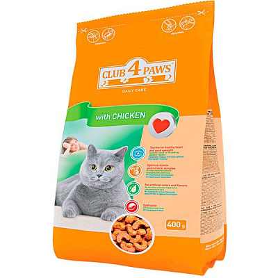 Корм Клуб 4 лапы со вкусом курицы 400 г
