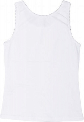 Майка для девочек р.116 белый 340004 