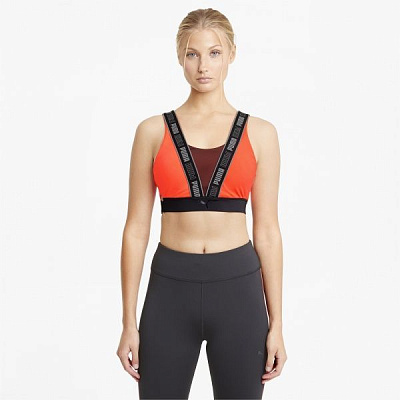 Бра Puma High Impact Fast Launch Bra 52040184 S помаранчевий