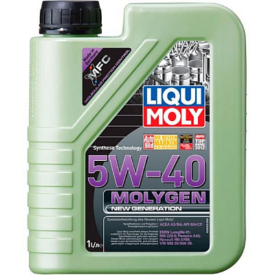 Моторне мастило Liqui Moly MOLYGEN NEW GENERATION 5W-40 1 л