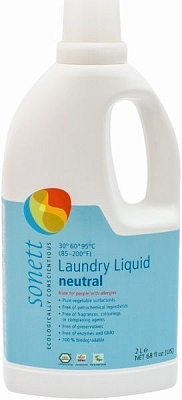 Гель для машинной и ручной стирки Sonett нейтральная серия 2 л