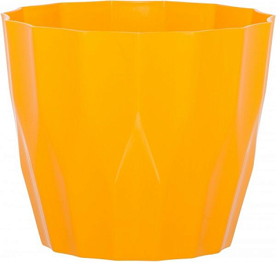 Горшок пластиковый Elsa Карат 190 круглый 3,6л желтый 