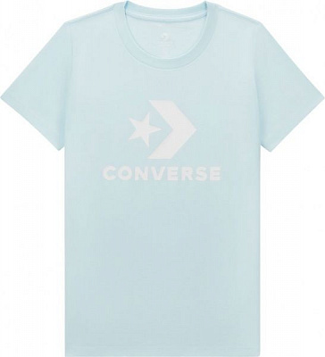 Футболка Converse STAR CHEVRON TEE 10018569-316 S бирюзовый
