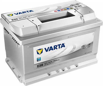 Акумулятор автомобільний Varta SILVER DYNAMIC 74А 12 B 574402075 «+» праворуч