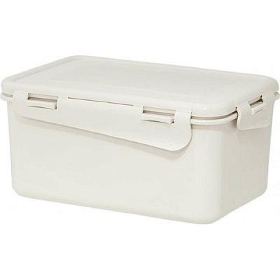 Контейнер пластиковий Алеана 169033 «Вінтаж» 2,5 л біла роза 110x165x230 мм