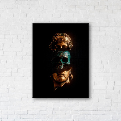 Постер Greek art man 75x100 см Brushme