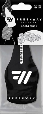 Ароматизатор підвісний FRESHWAY Selection Cool & Black