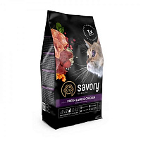 Корм Savory для стерилізованих котів 400 г (ягня та курка)