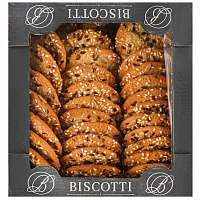 Печенье Biscotti сдобное песочно-отсадное хрустящее 400 г 