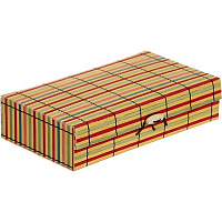 Скриня для прикрас Смуги бамбук 18x10 см