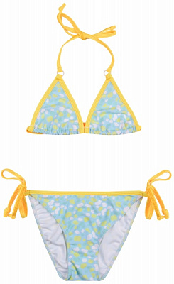 Купальник для девочек Bibo 8013 р.128 голубой 