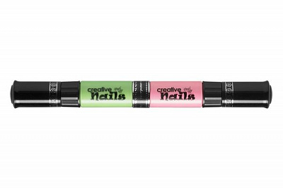 Лак-карандаш для ногтей Malinos Creative Nails на водной основе (морской волны и розовый) MA-303021+303023