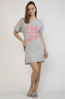 Нічна сорочка Roksana Cats 1091/16225 р. XXL сірий