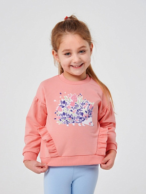 Свитшот для девочки Smil р.92 коралловый 