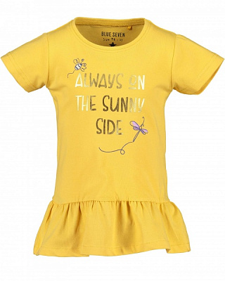 Футболка для дівчаток Blue Seven р.128 гірчичний 702233 X_179_р.128
