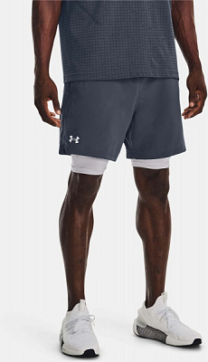 Шорты Under Armour VANISH WOVEN 2IN1 STS SS23 1373764-044 р. M серый