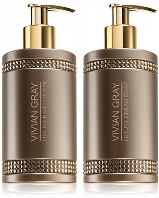 Подарочный набор для женщин Vivian Gray мыло и лосьйон для рук Brown Crystal 250 мл