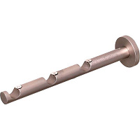 Тримач для карниза Cardinal накладний потрійний d16 мм сатин нікель 