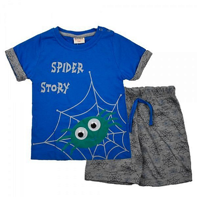 Комплект Macma 9123 з павуком р.98 блакитний