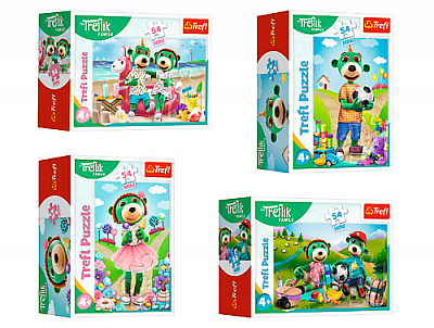 Пазлы Trefl Веселый мир Трефлика 54199