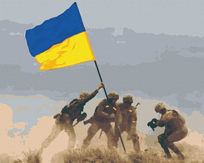 Картина за номерами На своїй землі 40х50 см Riviera Blanca