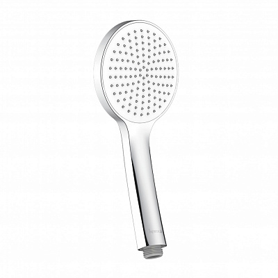 Ручний душ Imprese LSR-110R, 110 мм, 1 режим (біла лицьова панель), хром