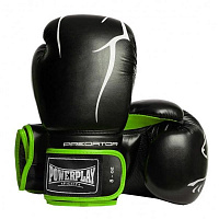 Боксерські рукавиці PowerPlay р. 8 8oz 3018 чорно-зелений