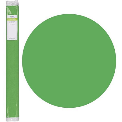 Папір креповий зелений 50x250 см Heyda